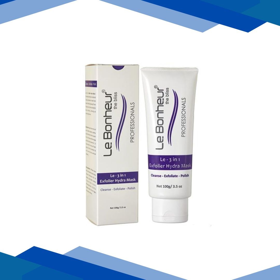 Le Bonheur Le – 3 in 1 Exfolier Hydra Mask 100 gm