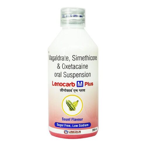 LENOCARB M PLUS Sugar Free Saunf Flavour Oral Suspension 200ml