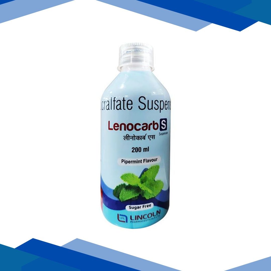 LENOCARB S SUGAR FREE PIPERMINT FLAVOUR Suspension 200ml