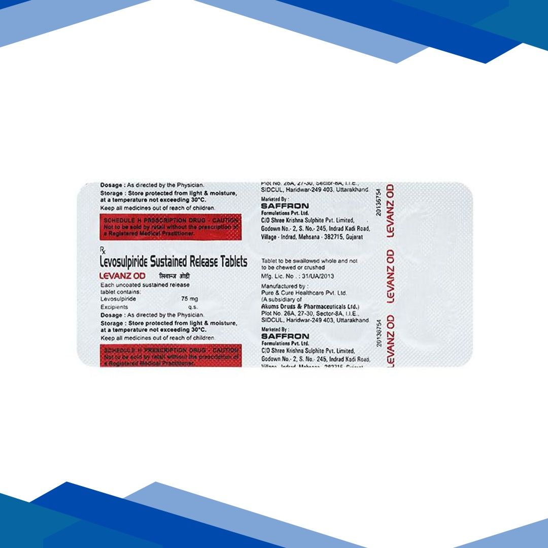 Levanz OD 75mg Tablet 10’S