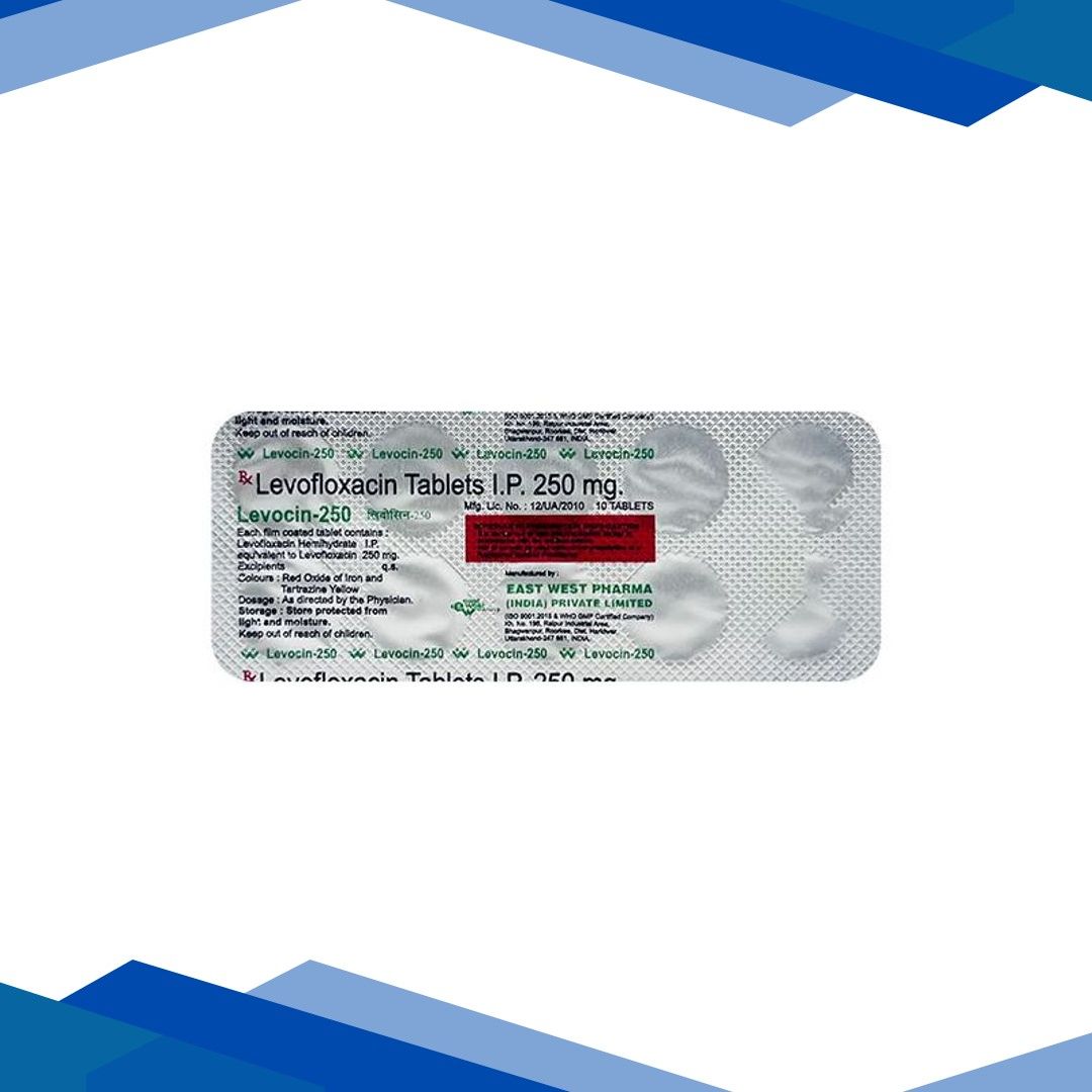 Levocin 250mg Tablet 10’S