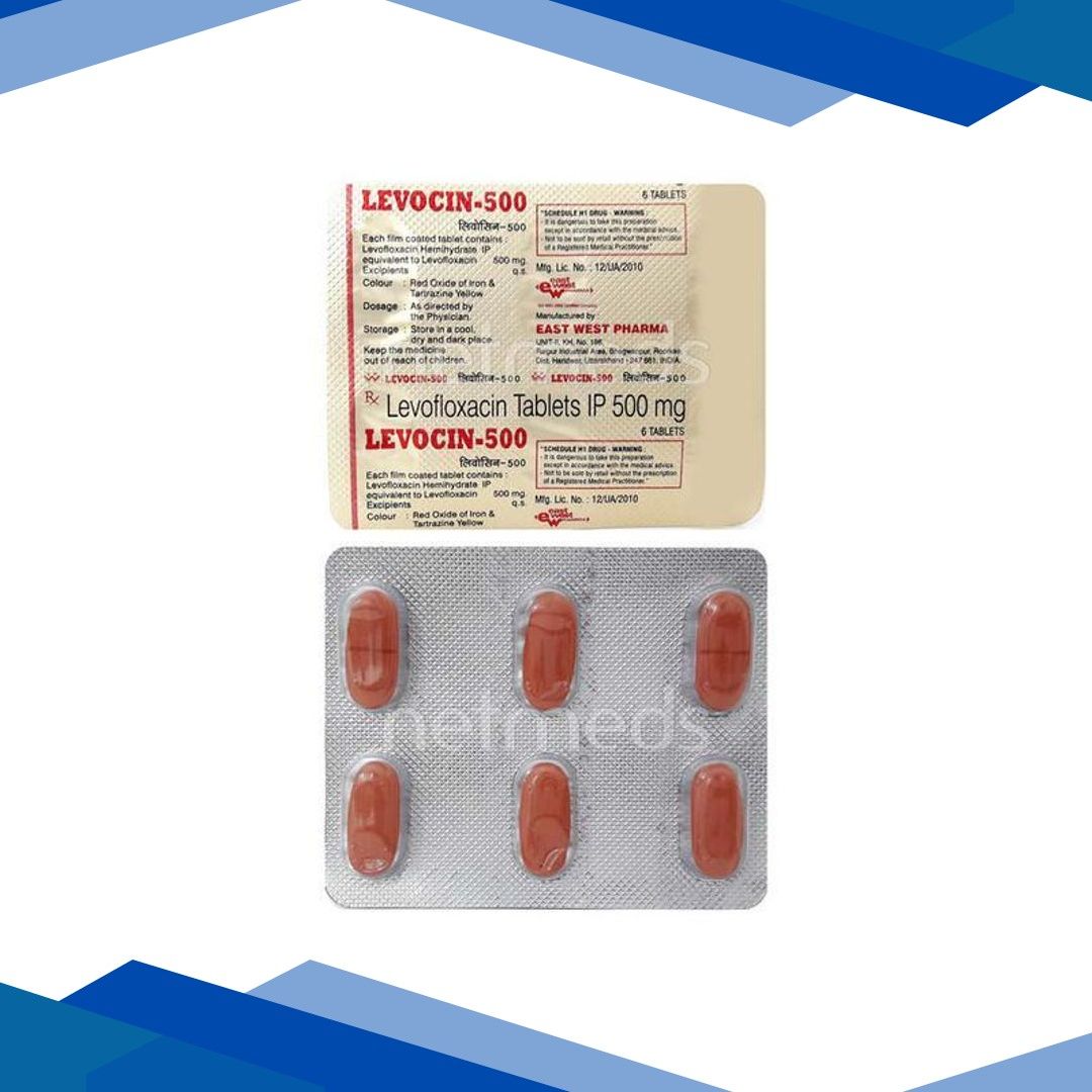 Levocin 500mg Tablet 6’S