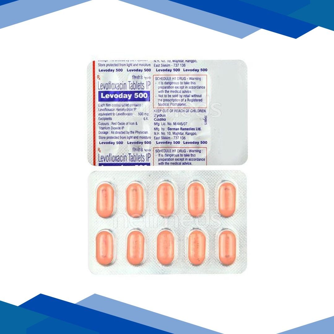 Levoday 500mg Tablet 10’S