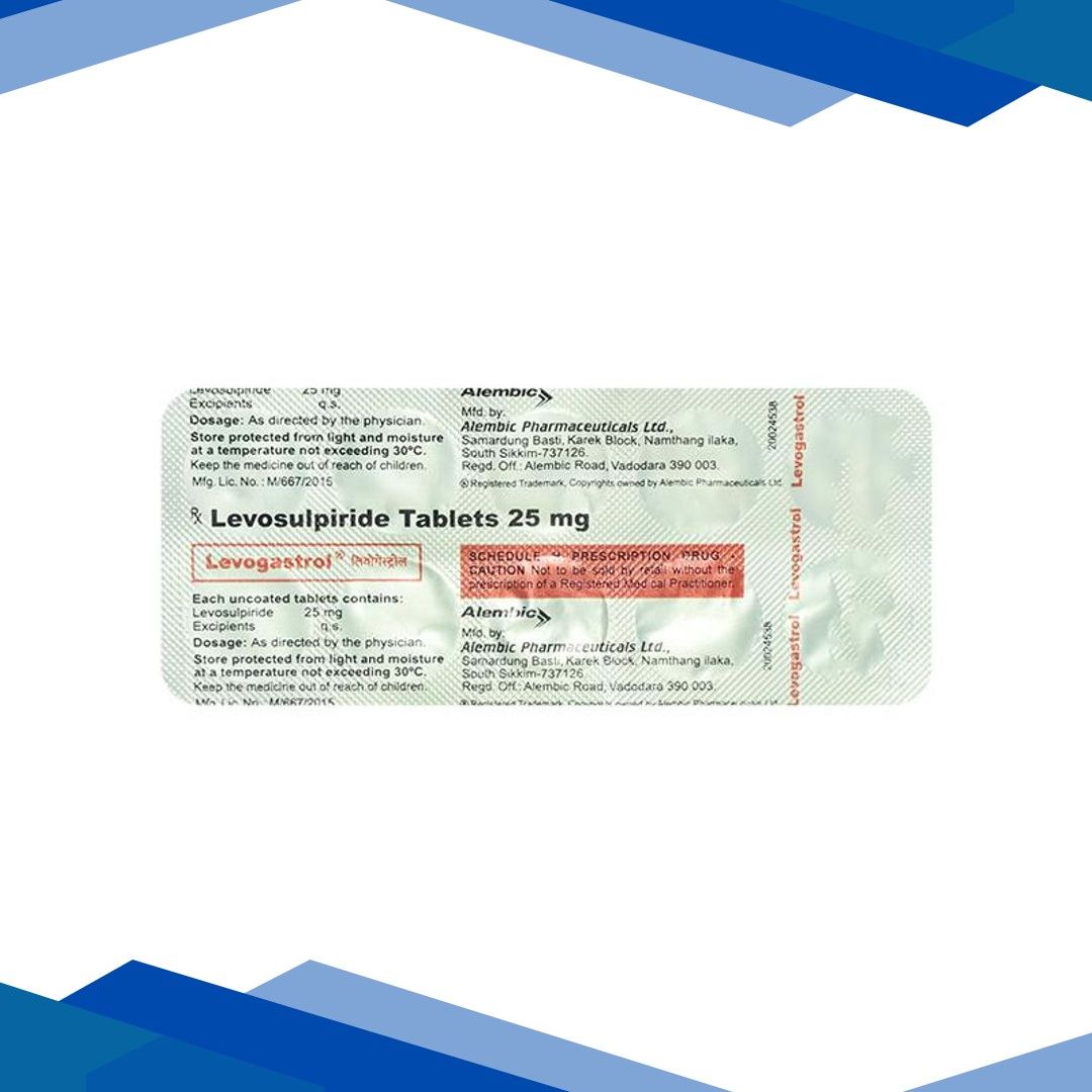 Levogastrol 25mg Tablet 10’S