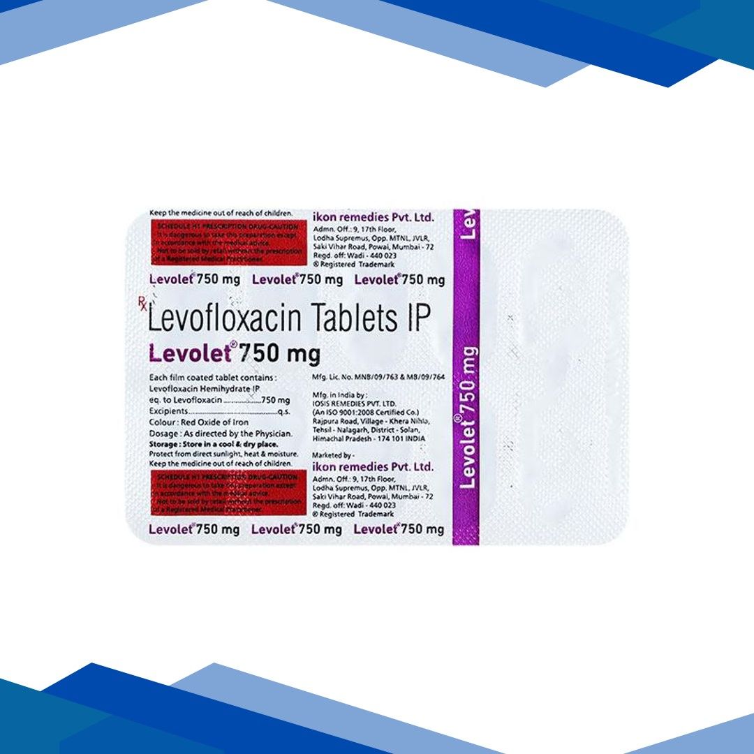 LEVOLET 750mg Tablet 10’s