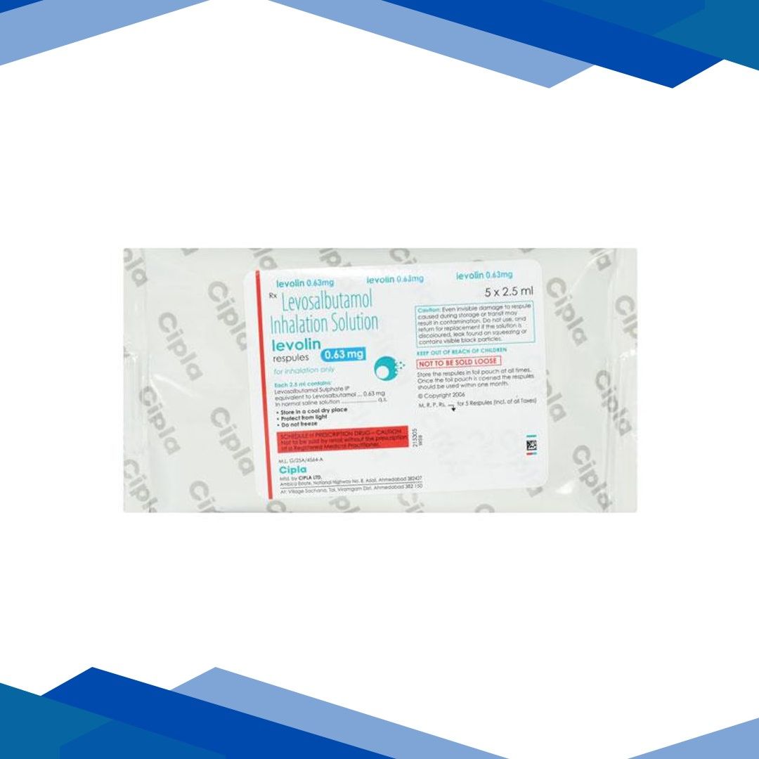 Levolin 0.63mg Respule 5X2.5ml