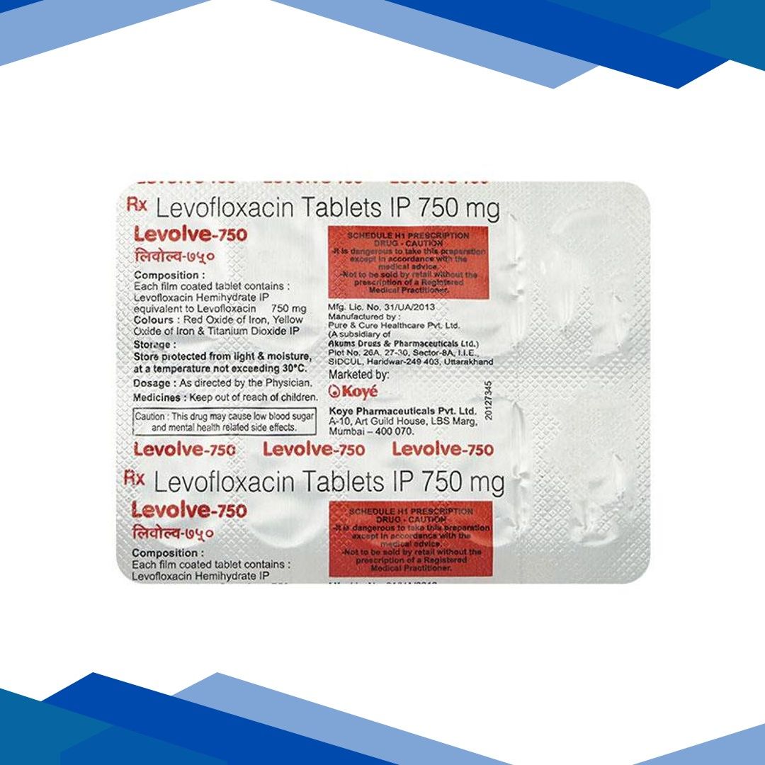 Levolve 750mg Tablet 10’S