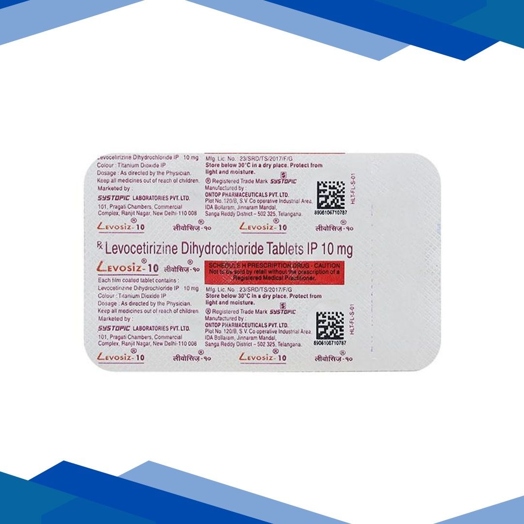 Levosiz 10mg Tablet 15’S