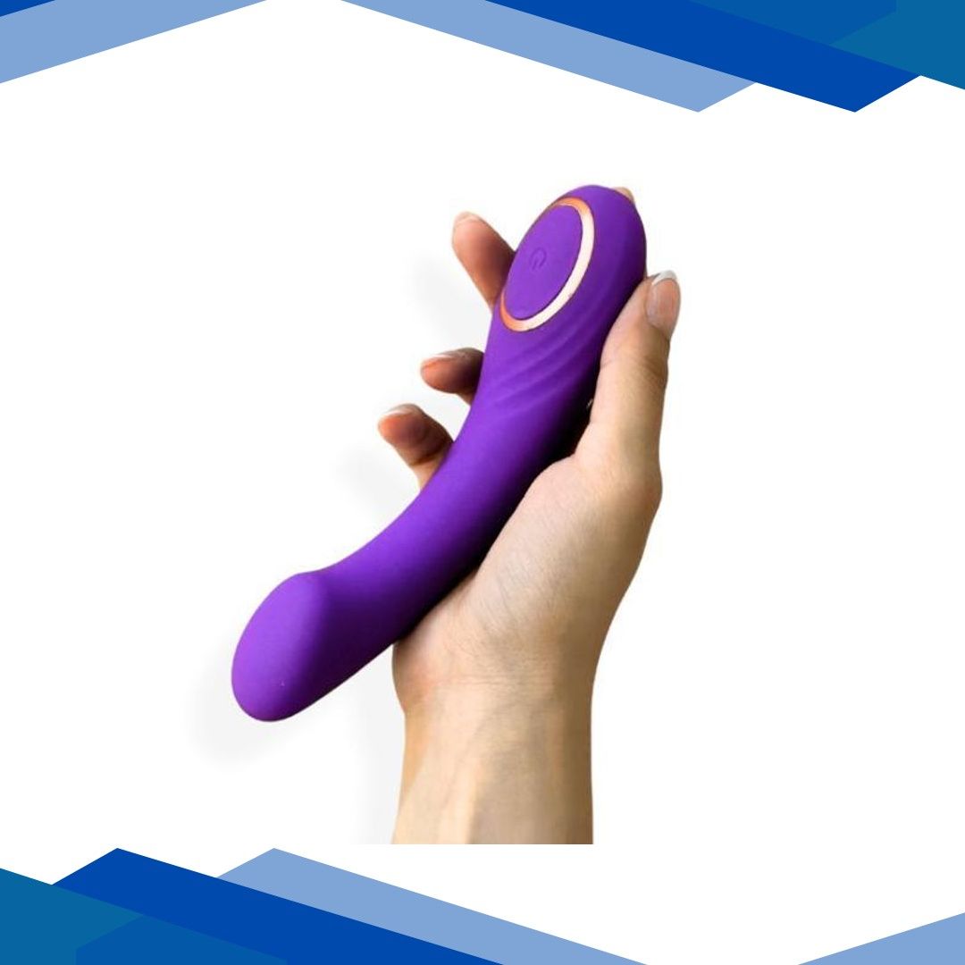 Libertee Premium Curved Rechargeable Massager 12 Modes Violet 1’s