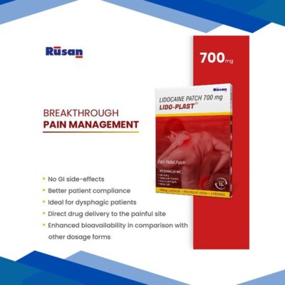 LIDO PLAST 700mg Patch 1’s