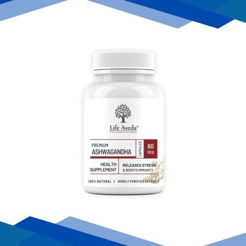 Life Aveda Premium Ashwagandha Veg Capsule 60’s