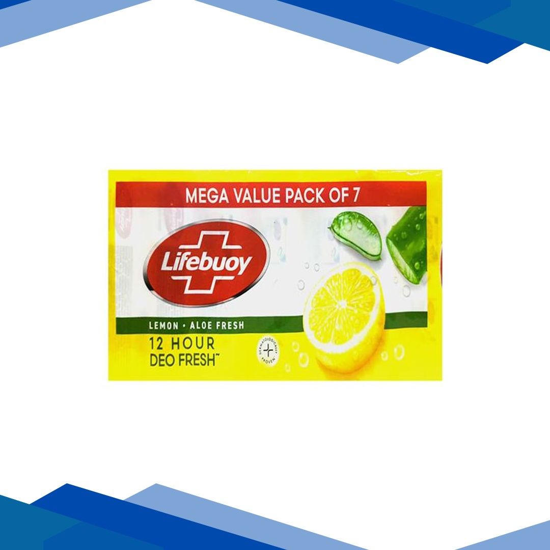 Lifebuoy Lemon & Aloe Fresh Mega Value Pack (Pack of 7 X 125 g)