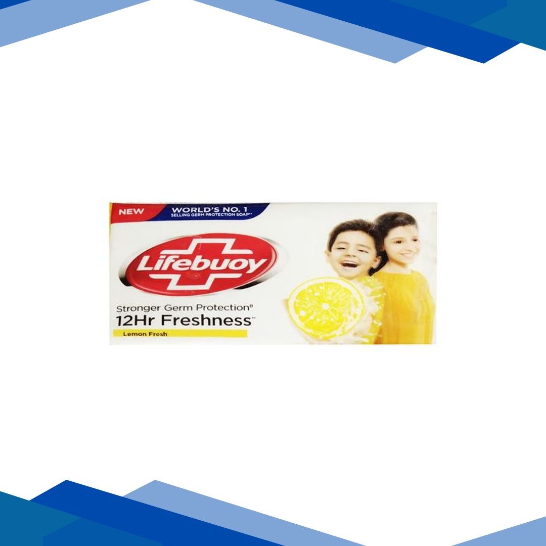 Lifebuoy Stronger Germ Protection Soap – Lemon Fresh (Pack of 4 x 100 gm) 1’s