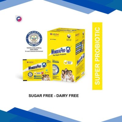 LifeZen Wonder Pro Probiotic Powder – Banana (Pack of 30 x 1 gm)