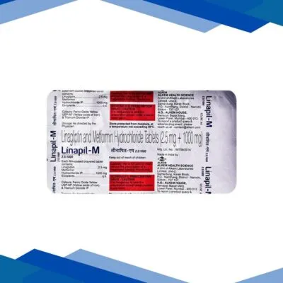 LINAPIL M 2.5/1000 Tablet 10’s