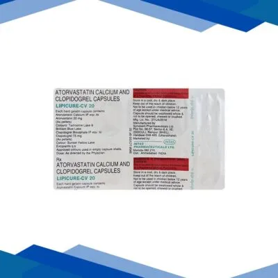 Lipicure CV 20/75mg Capsule 10’S