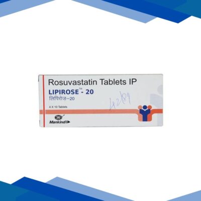 Lipirose 20mg Tablet 10’S