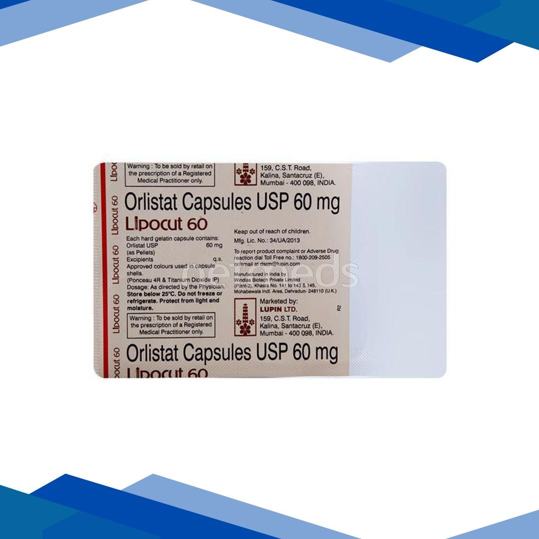 Lipocut 60mg Capsule 10’S