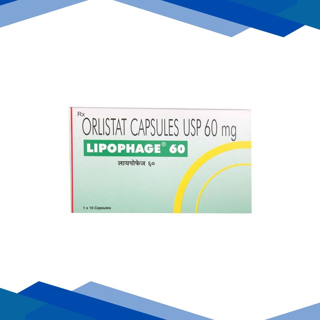 Lipophage 60mg Capsule 10’S