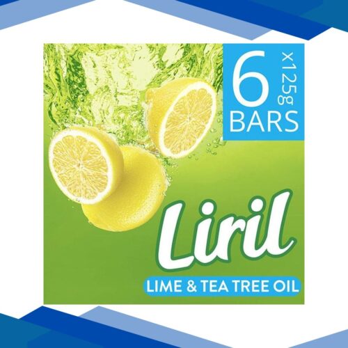 Liril Lime & Tea Tree Oil Soap (Pack of 6) 750 gm