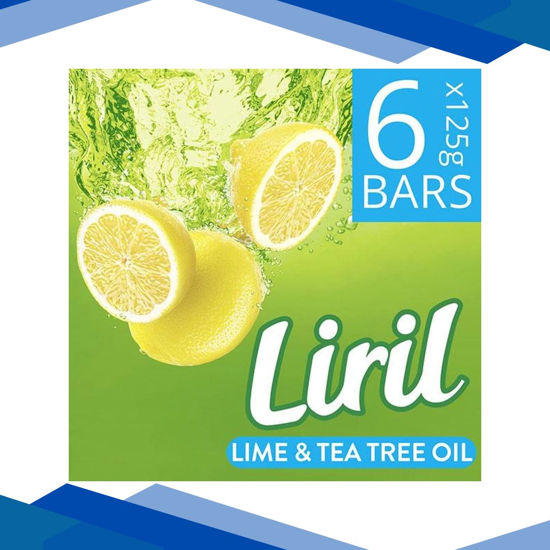 Liril Lime & Tea Tree Oil Soap (Pack of 6) 750 gm