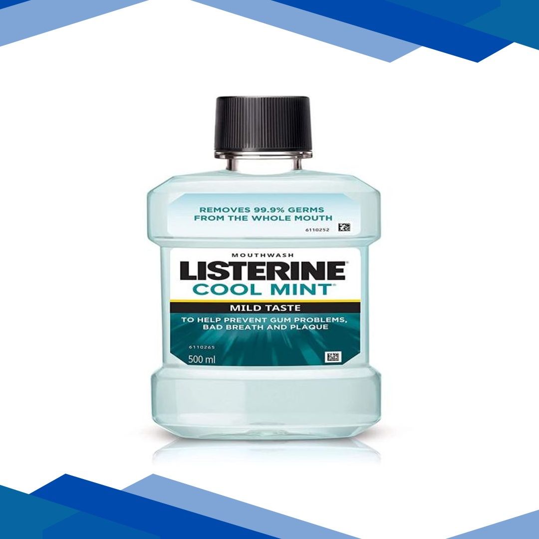 Listerine Coolmint Mouth Wash – Mild Taste 500 ml