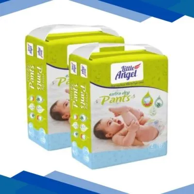 Little Angel Baby Diaper Pants (L) (Pack of 2 x 48’s)