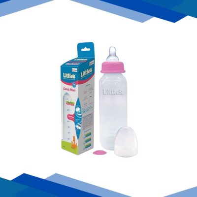 Little’s Classic Mini Feeding Bottle – Pink 120 ml