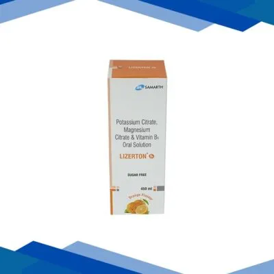 LIZERTON B6 SUGAR FREE ORANGE FLAVOUR Oral Solution 450ml