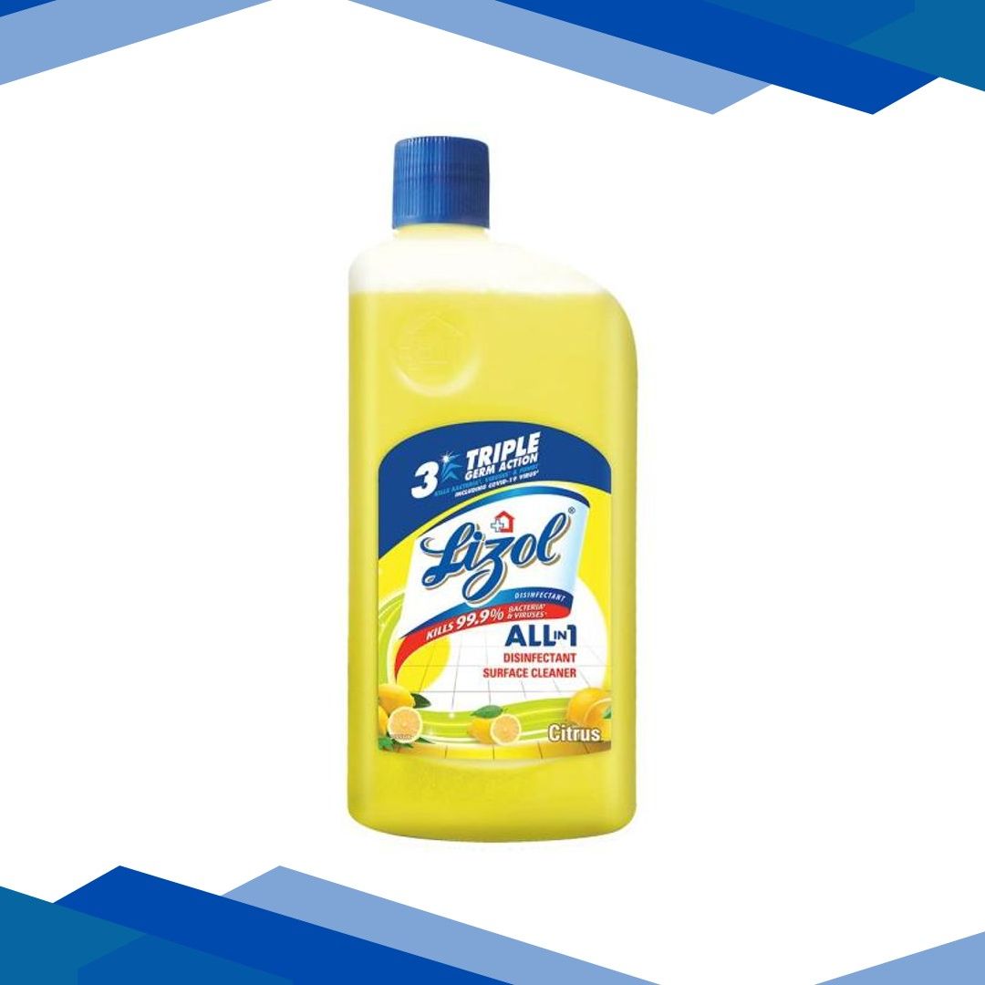 Lizol Disinfectant Surface & Floor Cleaner Liquid – Citrus 1 litre