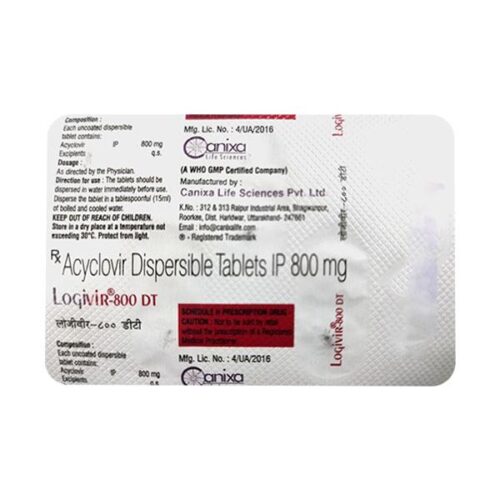 LOGIVIR 800 DT Tablet 5's