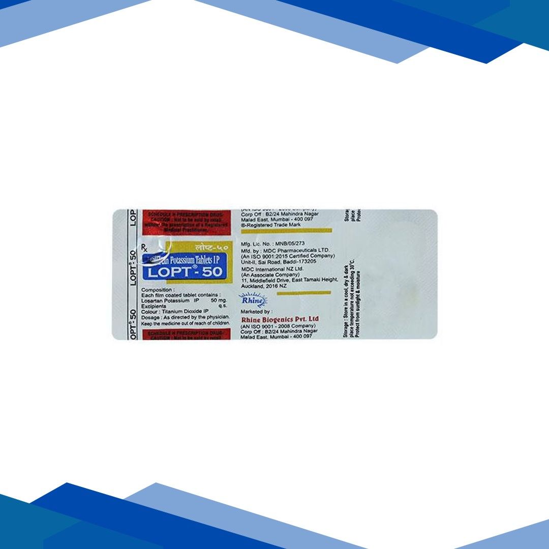 LOPT 50mg Tablet 10’s
