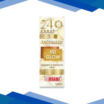 Lord’s 24 Karat Gold Face Wash – HD Glow 100 ml
