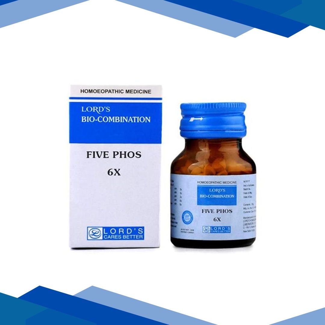 Lord’s Bio-Chemic Five Phos 6X Tablet 25 gm
