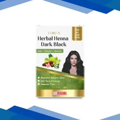 Lord’s Herbal Henna – Dark Black 50 gm