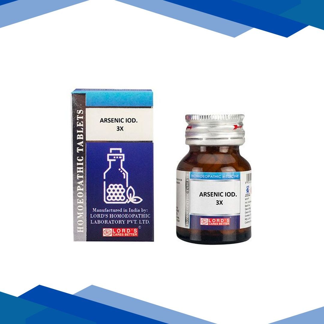 Lord’s Trituration Arsenic Iod 3X Tablet 25 gm