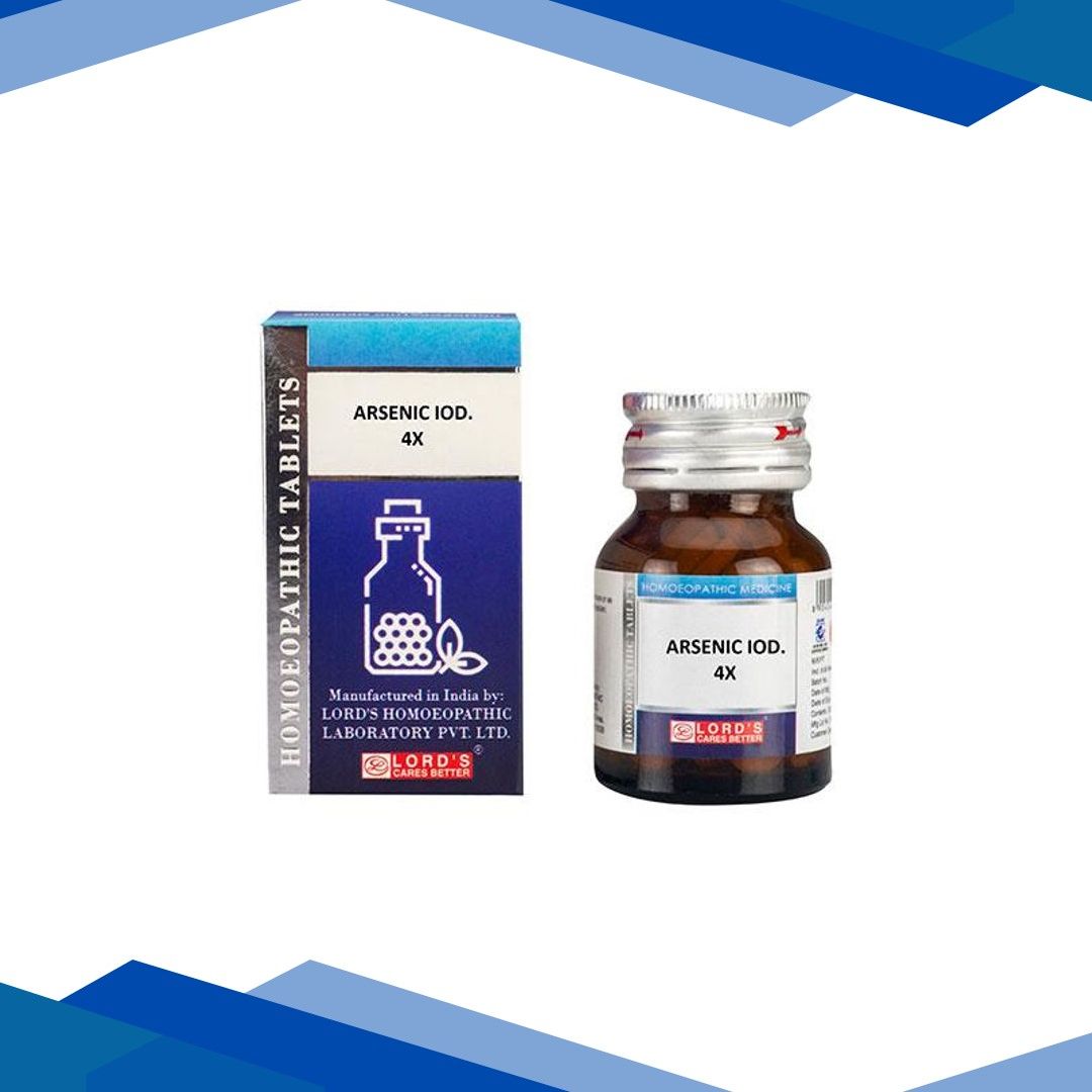 Lord’s Trituration Arsenic Iod 4X Tablet 25 gm