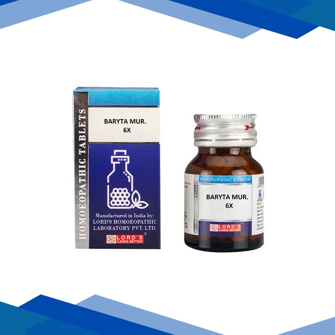 Lord’s Trituration Baryta Mur 6X Tablet 25 gm