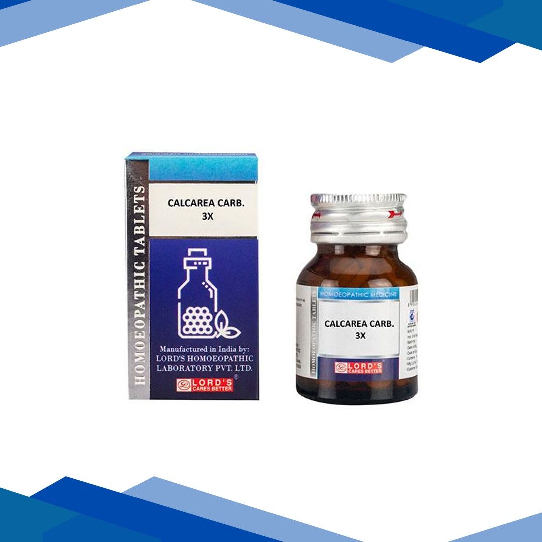 Lord’s Trituration Calcarea Carb 3X Tablet 25 gm