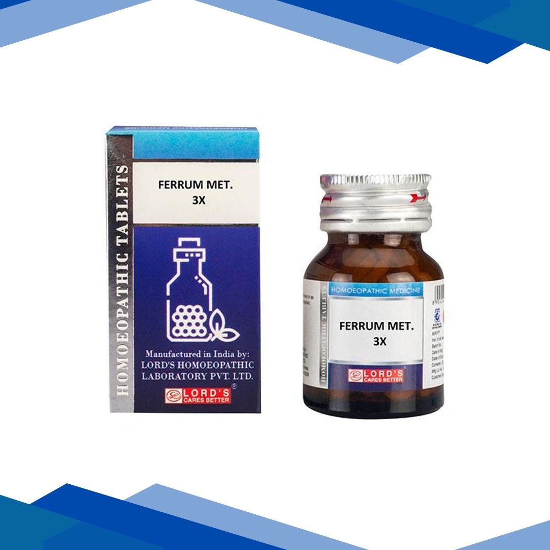 Lord’s Trituration Ferrum Met 3X Tablet 25 gm