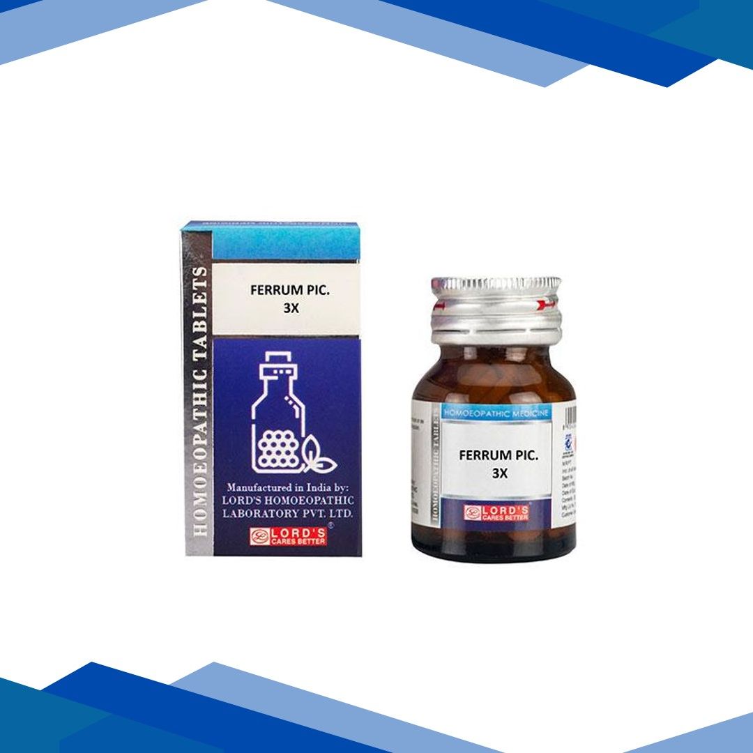 Lord’s Trituration Ferrum Pic 3X Tablet 25 gm