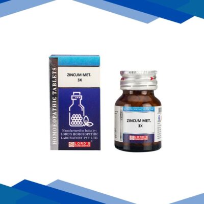 Lord’s Trituration Zincum Met 3X Tablet 25 gm