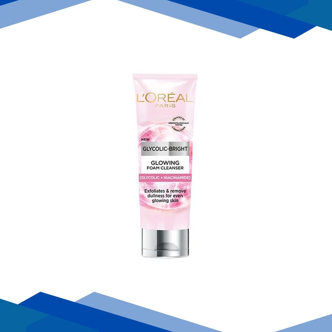 L’Oreal Paris Glycolic Bright Daily Foaming Face Cleanser 100 ml