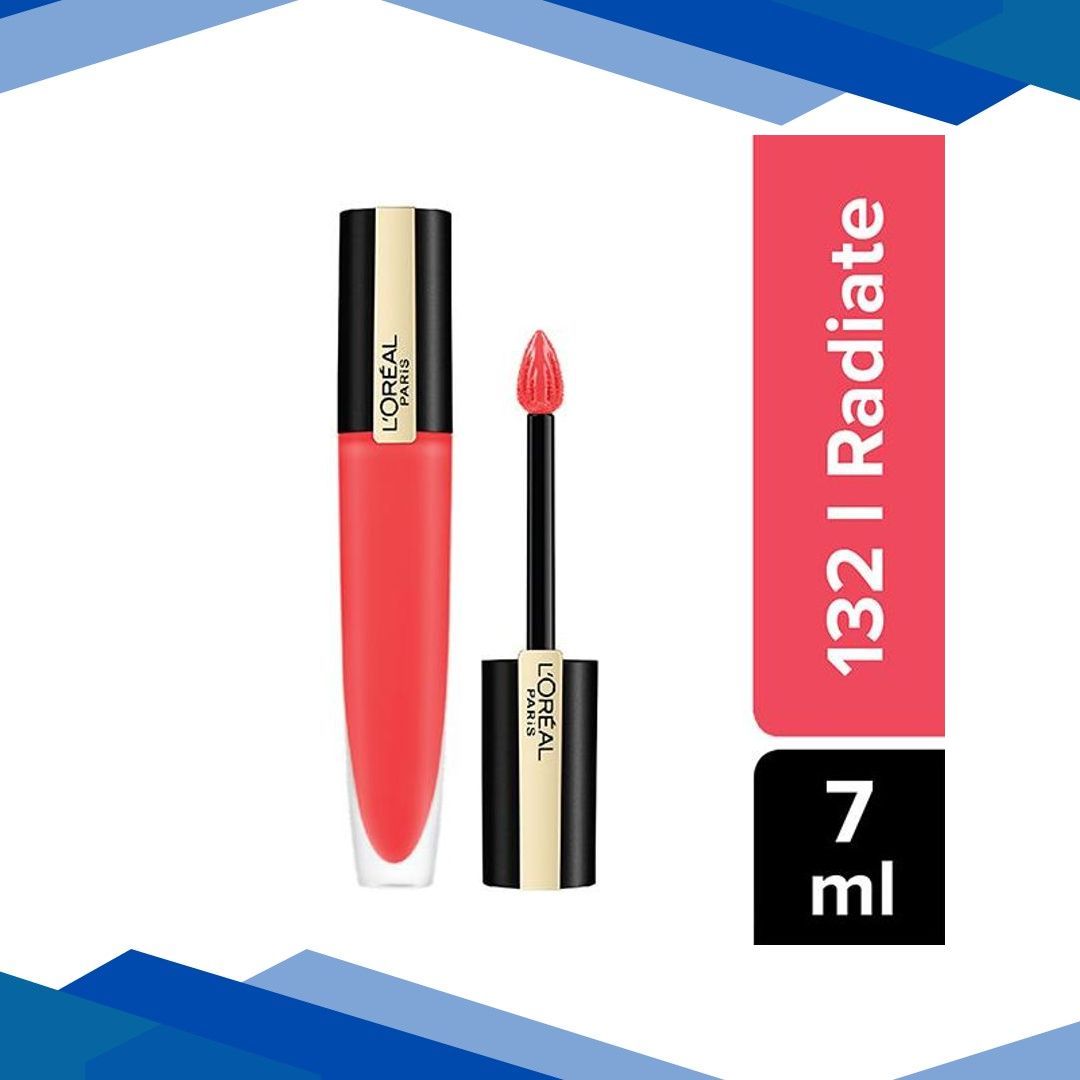 L’Oreal Paris Rouge Signature Matte Liquid Lipstick 132 I Radiate 7 ml