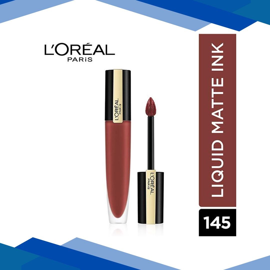 L’Oreal Paris Rouge Signature Matte Liquid Lipstick, 145 I Convince 7 ml