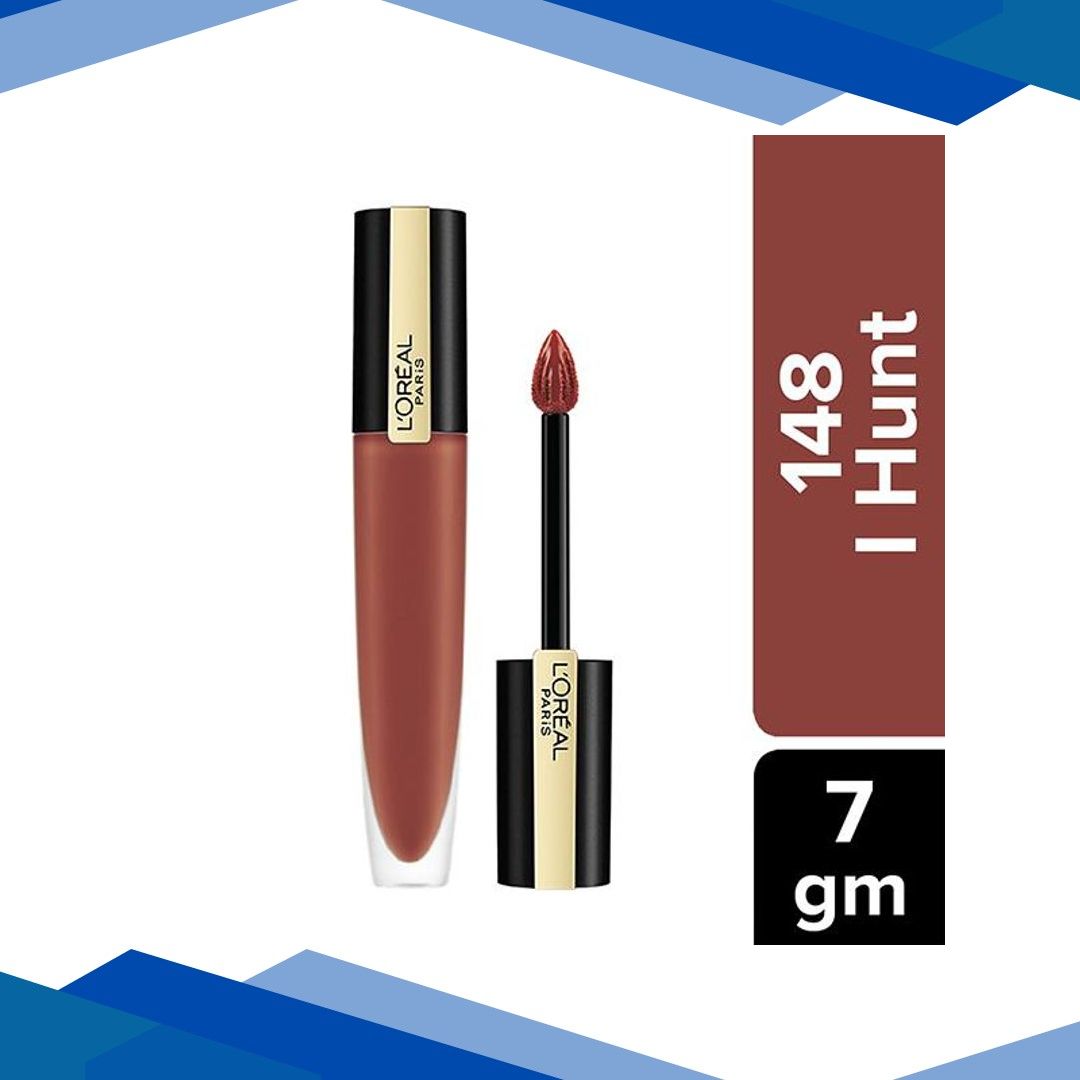 L’Oreal Paris Rouge Signature Matte Liquid Lipstick, 148 I Hunt 7 ml