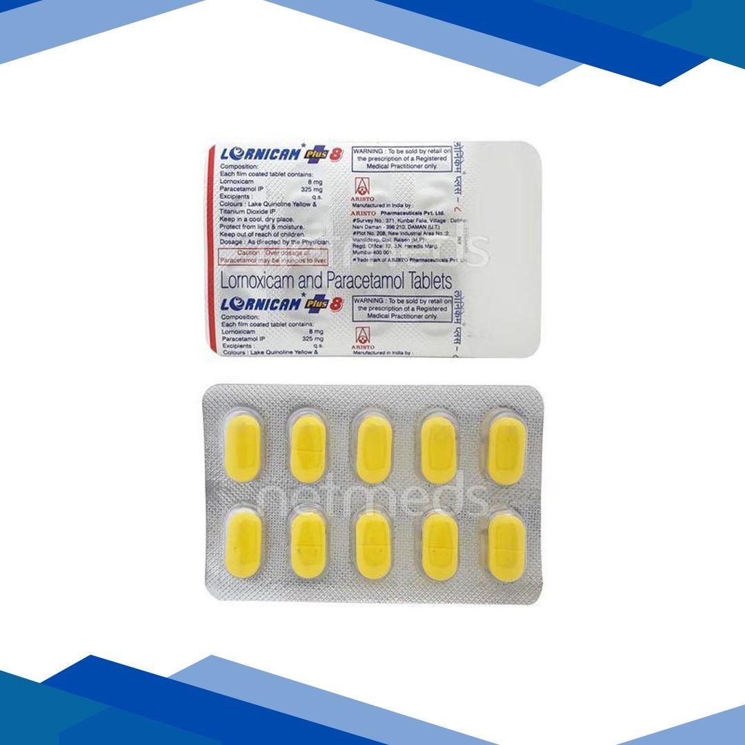 Lornicam Plus 8mg Tablet 10’S