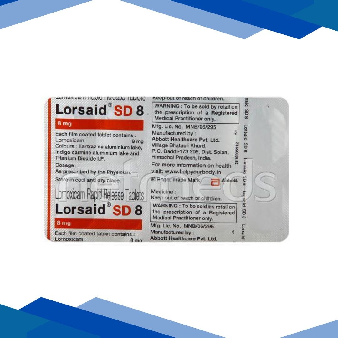 Lorsaid SD 8mg Tablet 10’S