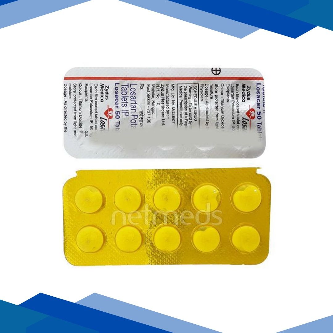 Losacar 50mg Tablet 10’S