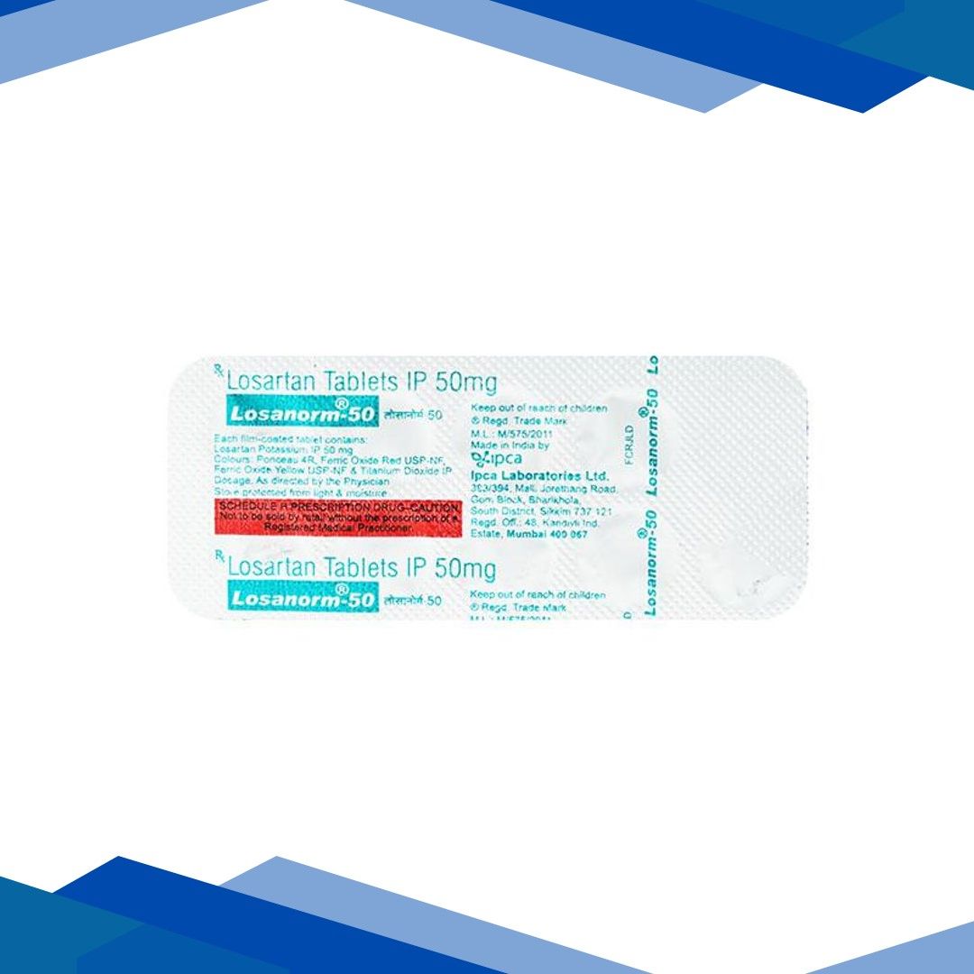 Losanorm 50mg Tablet 10’S